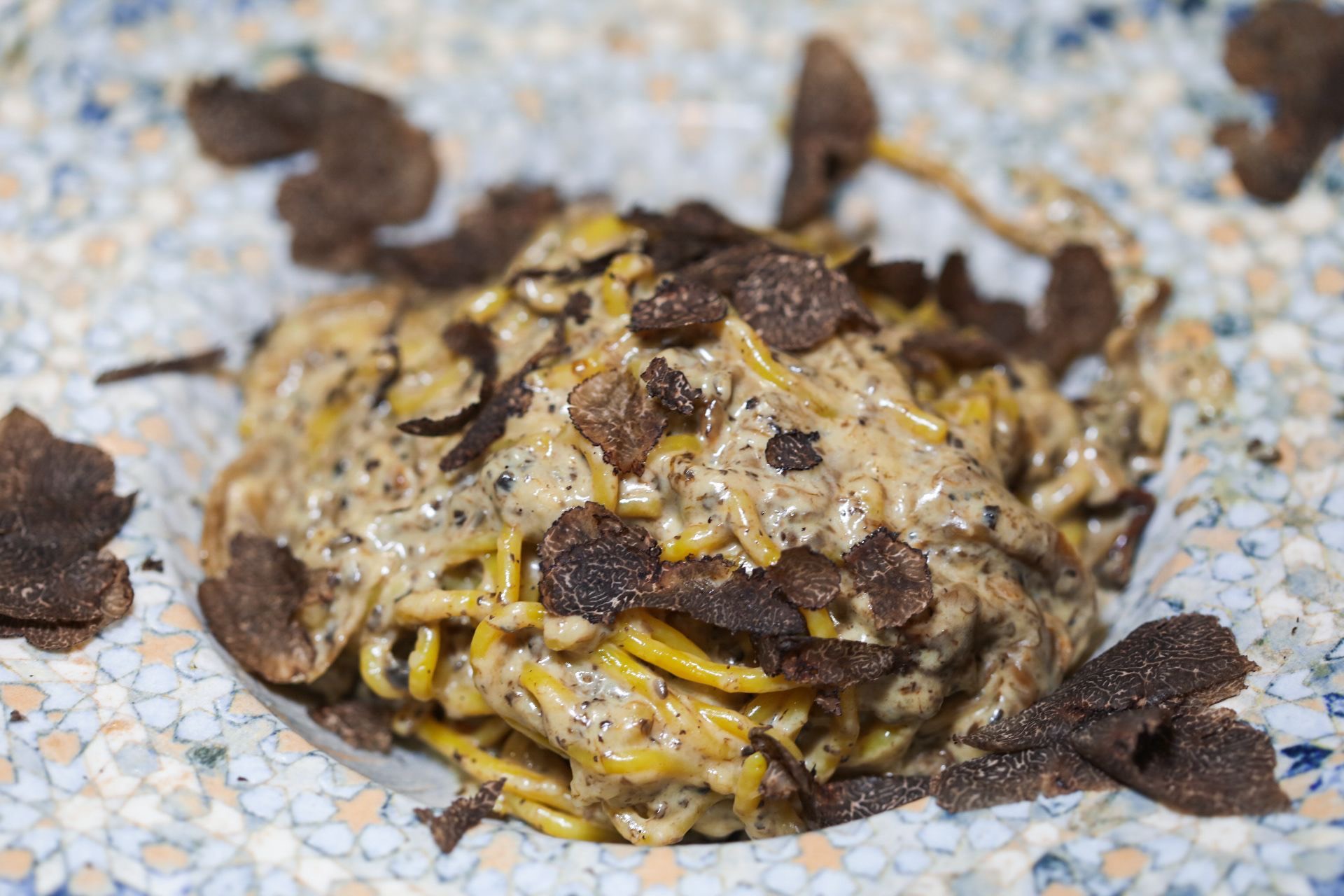 Tagliolini à la truffe noire